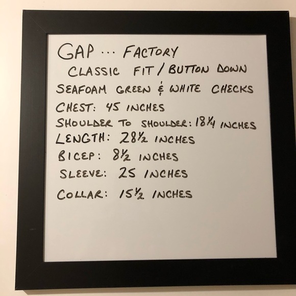 Gap Factory men’s Oxford casual shirt size Medium - Picture 2 of 7